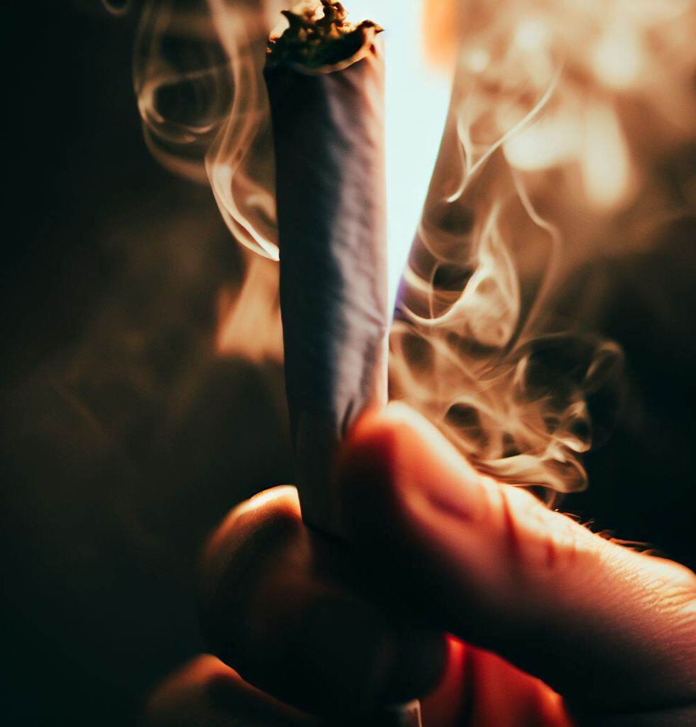 cannabis pre-roll smoking